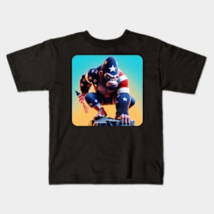 Grumpy Gorilla #42 Kids T-Shirt